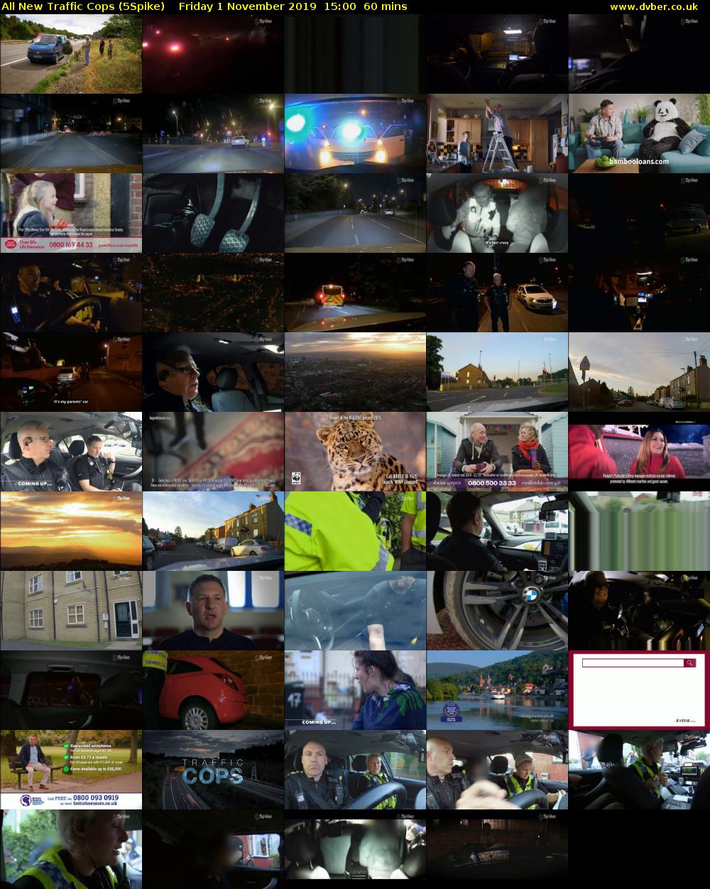 All New Traffic Cops (5Spike) Friday 1 November 2019 15:00 - 16:00