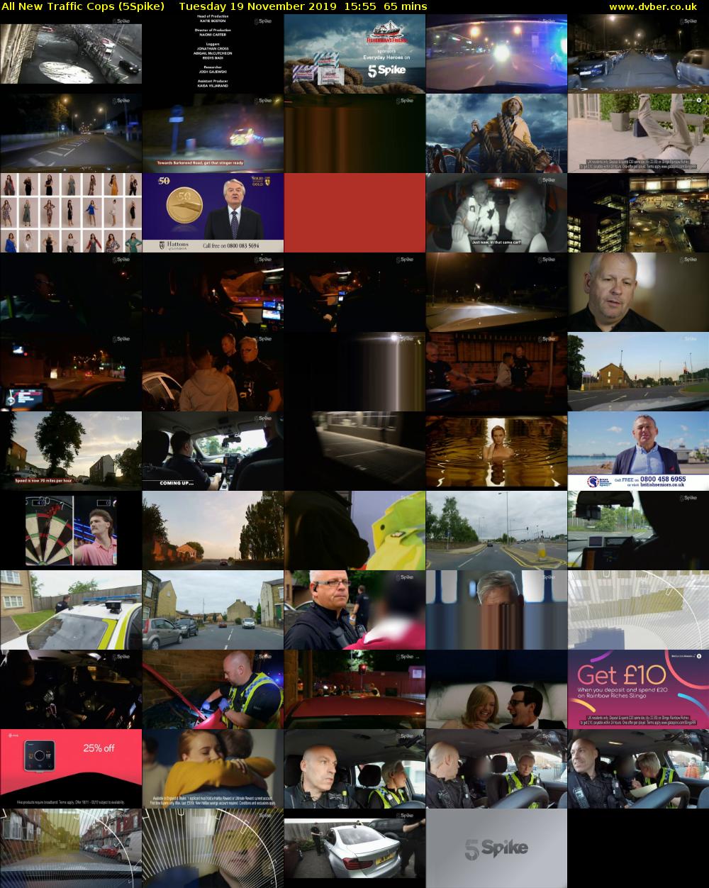 All New Traffic Cops (5Spike) Tuesday 19 November 2019 15:55 - 17:00