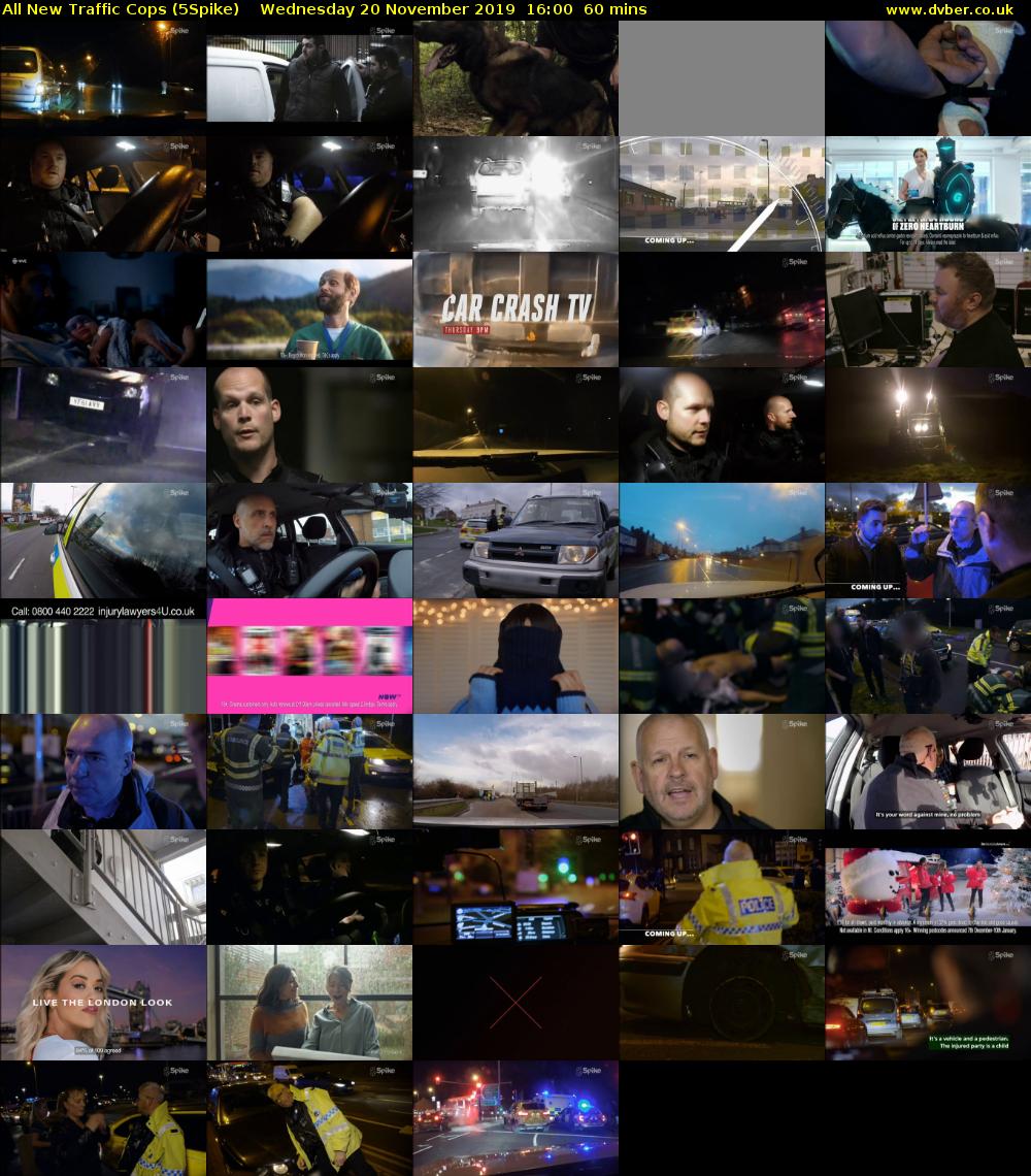 All New Traffic Cops (5Spike) Wednesday 20 November 2019 16:00 - 17:00