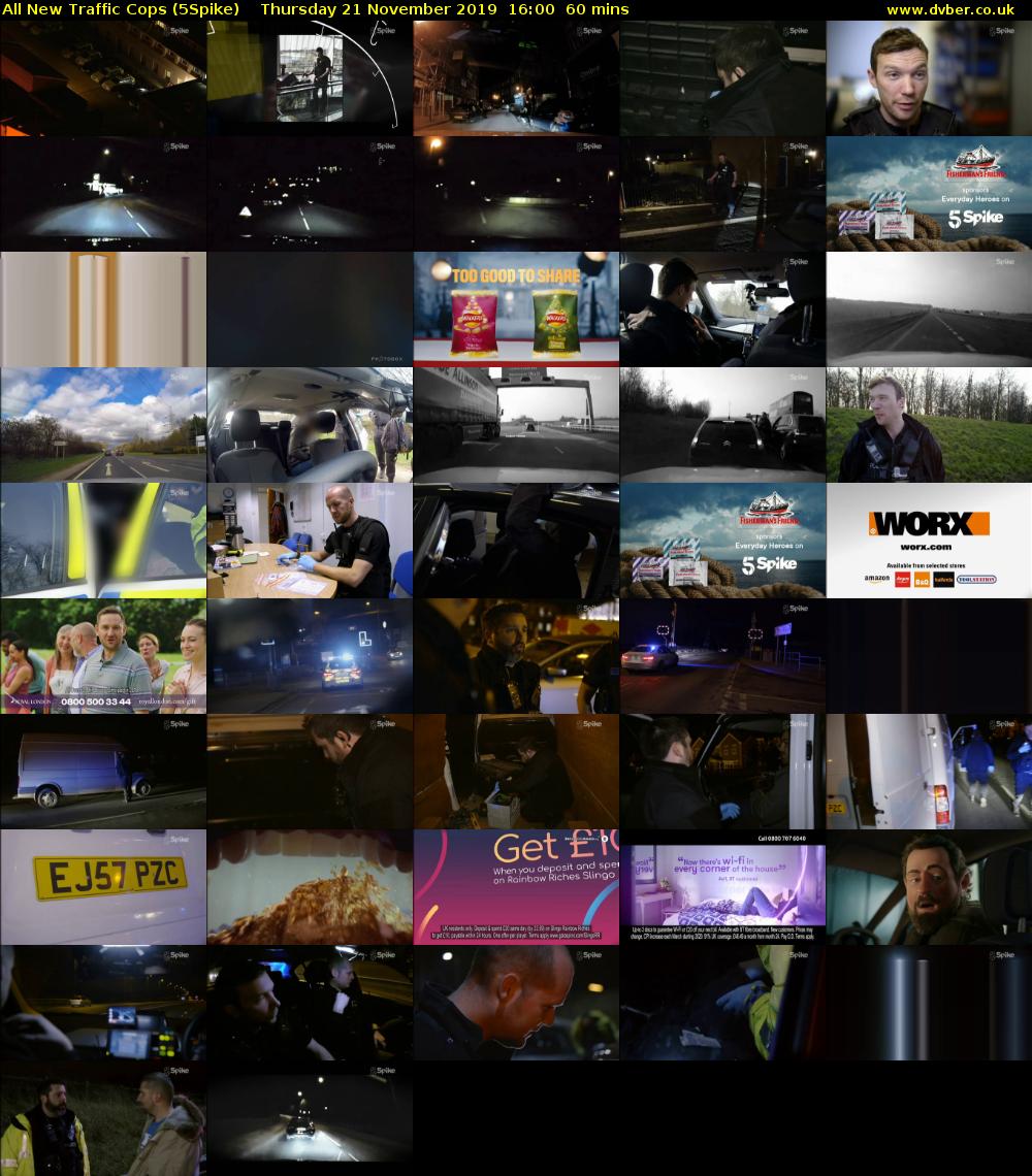 All New Traffic Cops (5Spike) Thursday 21 November 2019 16:00 - 17:00