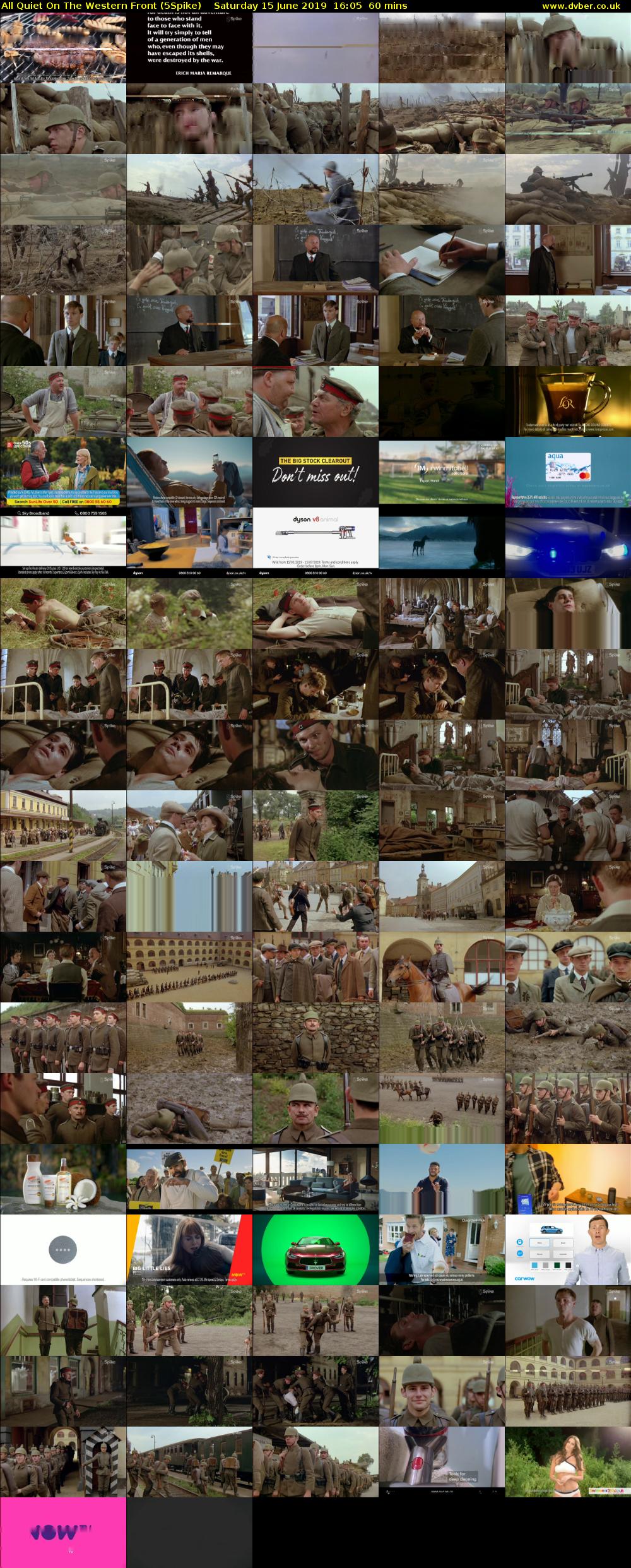 All Quiet On The Western Front (5Spike) Saturday 15 June 2019 16:05 - 17:05