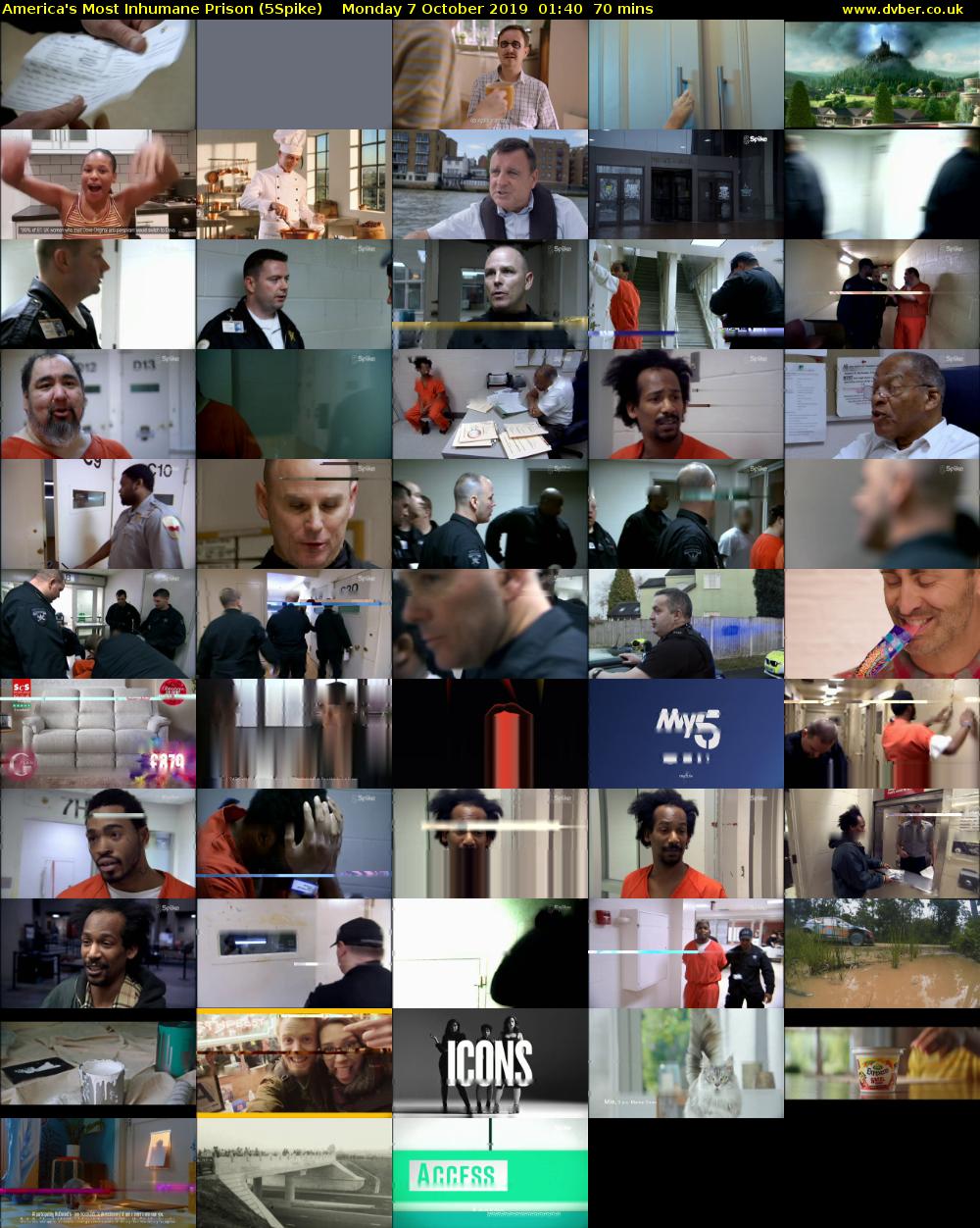 America's Most Inhumane Prison (5Spike) Monday 7 October 2019 01:40 - 02:50