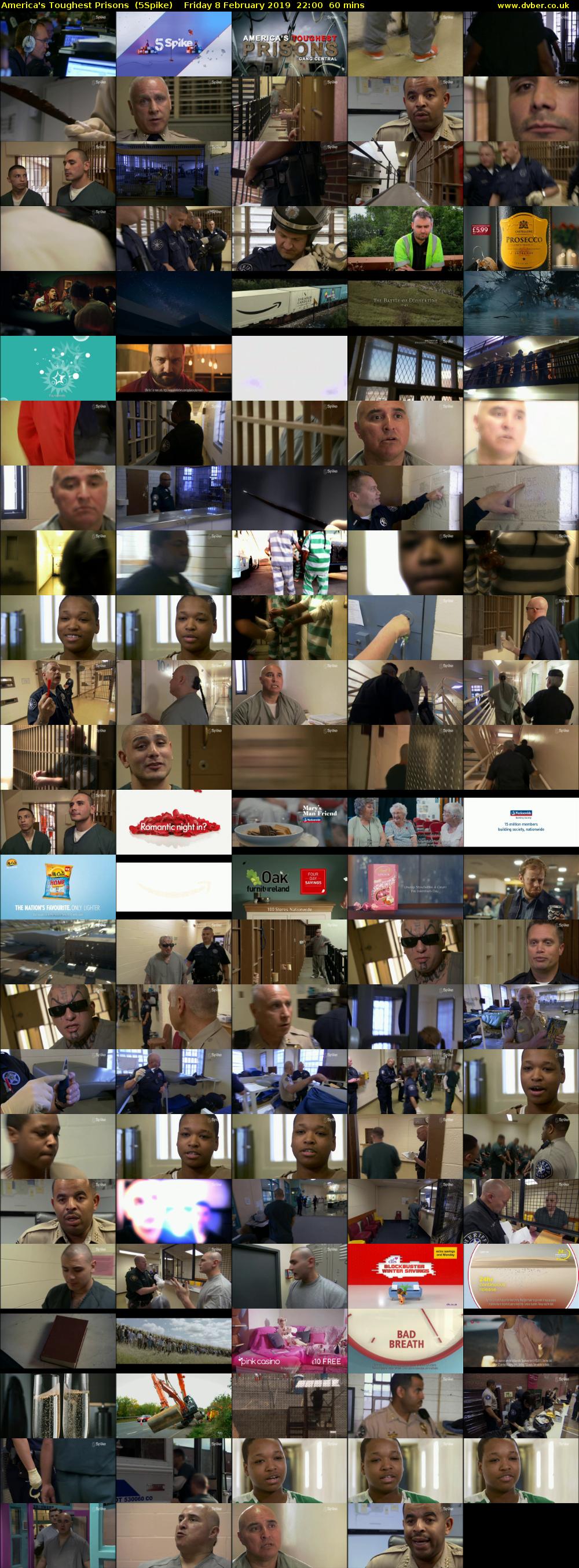 America's Toughest Prisons  (5Spike) Friday 8 February 2019 22:00 - 23:00