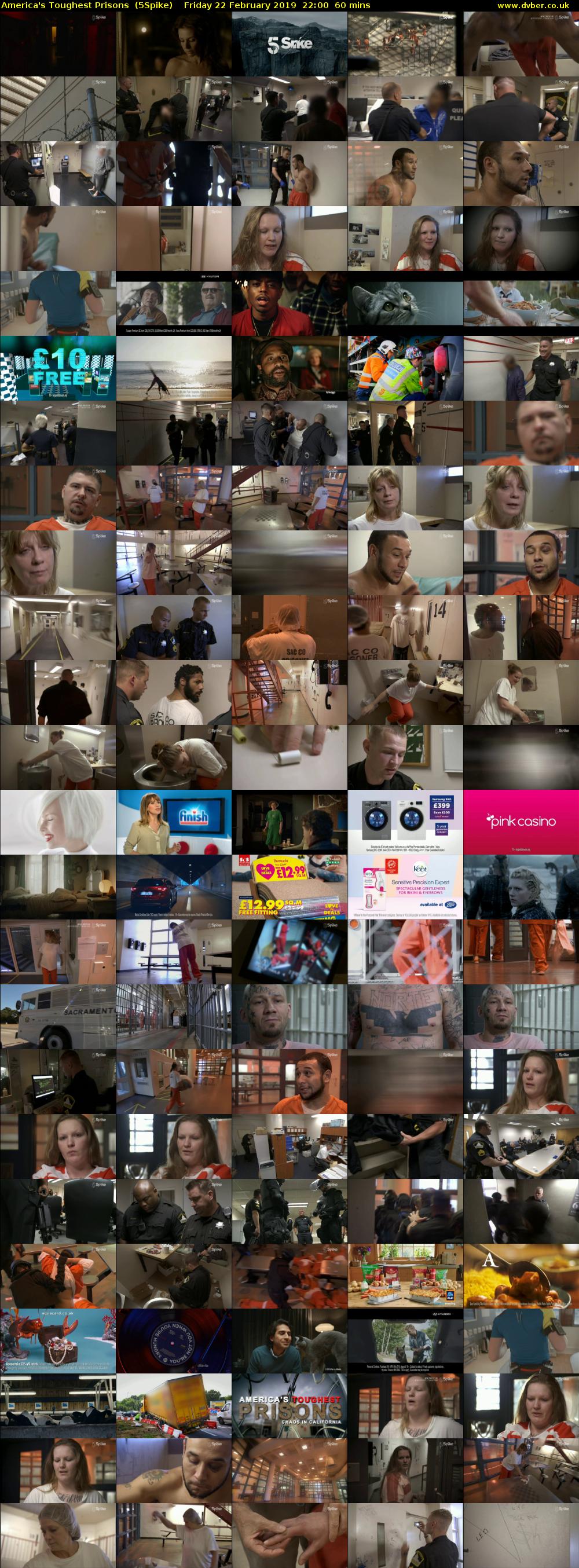 America's Toughest Prisons  (5Spike) Friday 22 February 2019 22:00 - 23:00