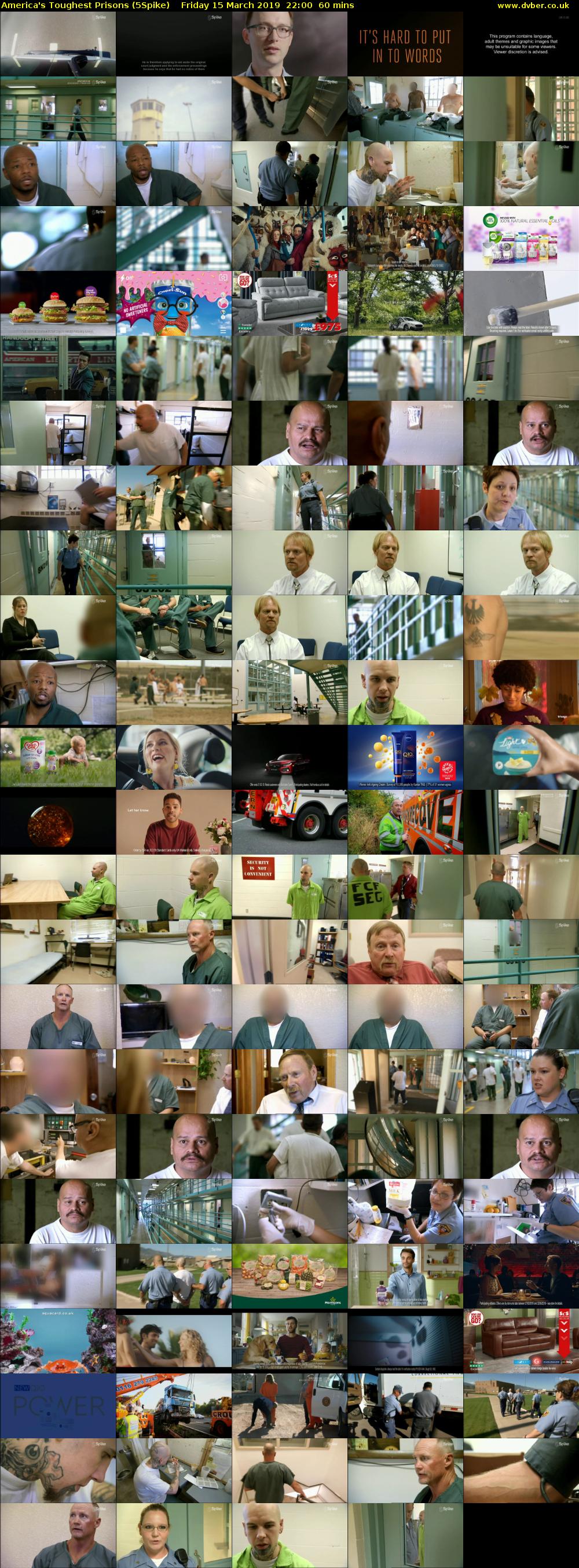 America's Toughest Prisons (5Spike) Friday 15 March 2019 22:00 - 23:00
