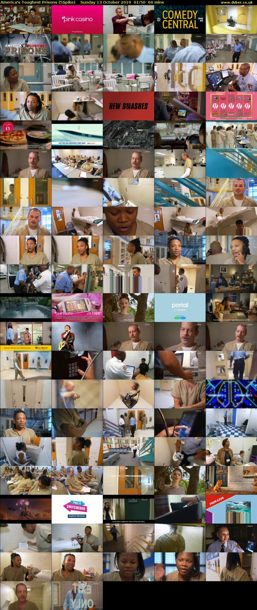 America's Toughest Prisons (5Spike) Sunday 13 October 2019 01:50 - 02:50