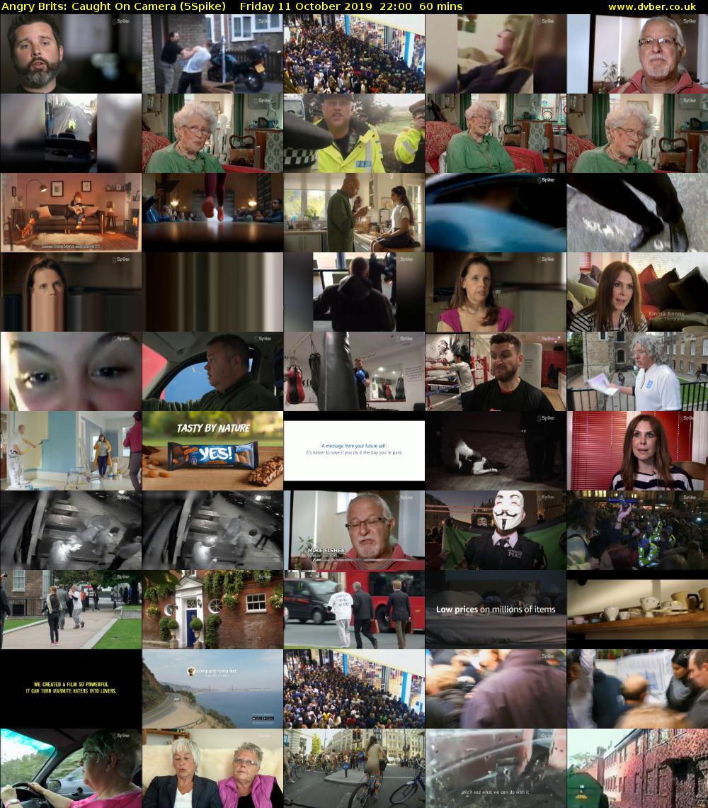 Angry Brits: Caught On Camera (5Spike) Friday 11 October 2019 22:00 - 23:00