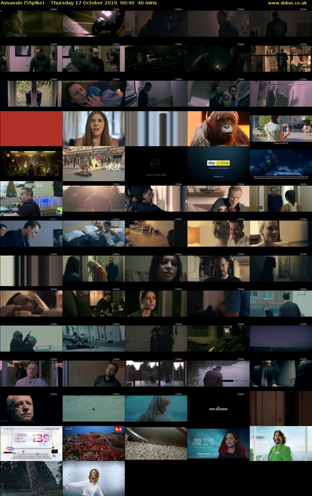 Assassin (5Spike) Thursday 17 October 2019 00:40 - 01:20
