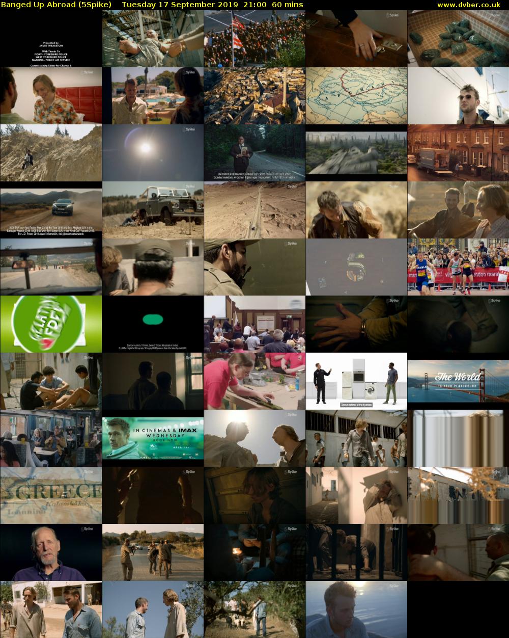 Banged Up Abroad (5Spike) Tuesday 17 September 2019 21:00 - 22:00