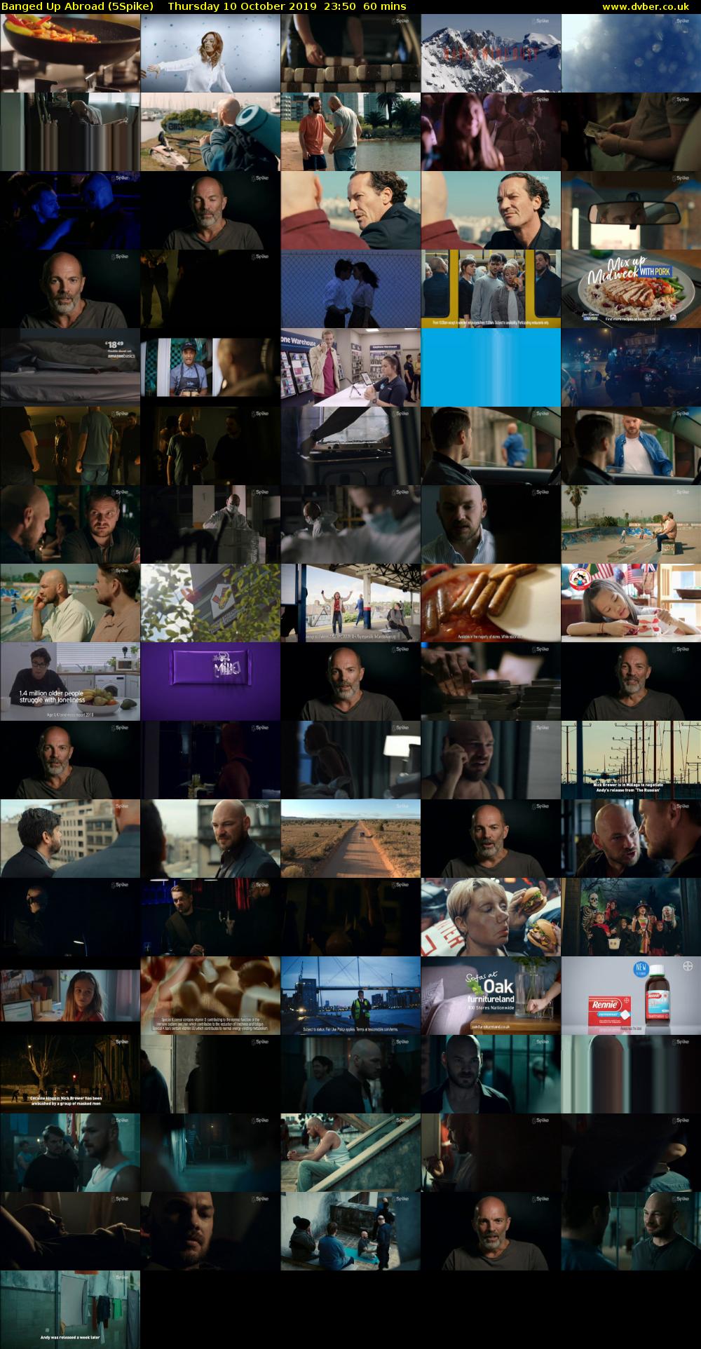 Banged Up Abroad (5Spike) Thursday 10 October 2019 23:50 - 00:50