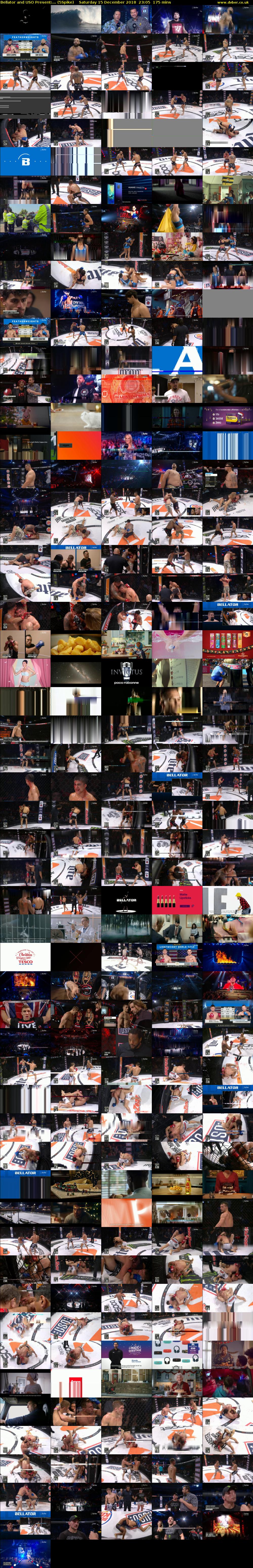 Bellator and USO Present:... (5Spike) Saturday 15 December 2018 23:05 - 02:00