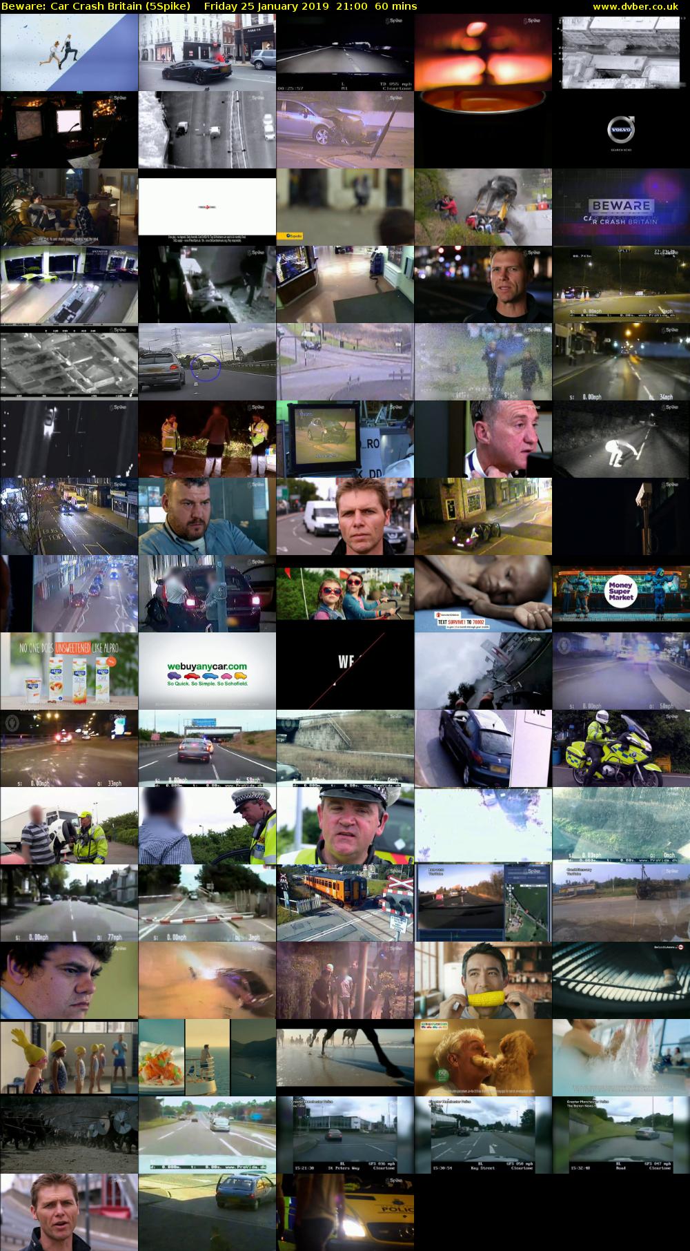 Beware: Car Crash Britain (5Spike) Friday 25 January 2019 21:00 - 22:00