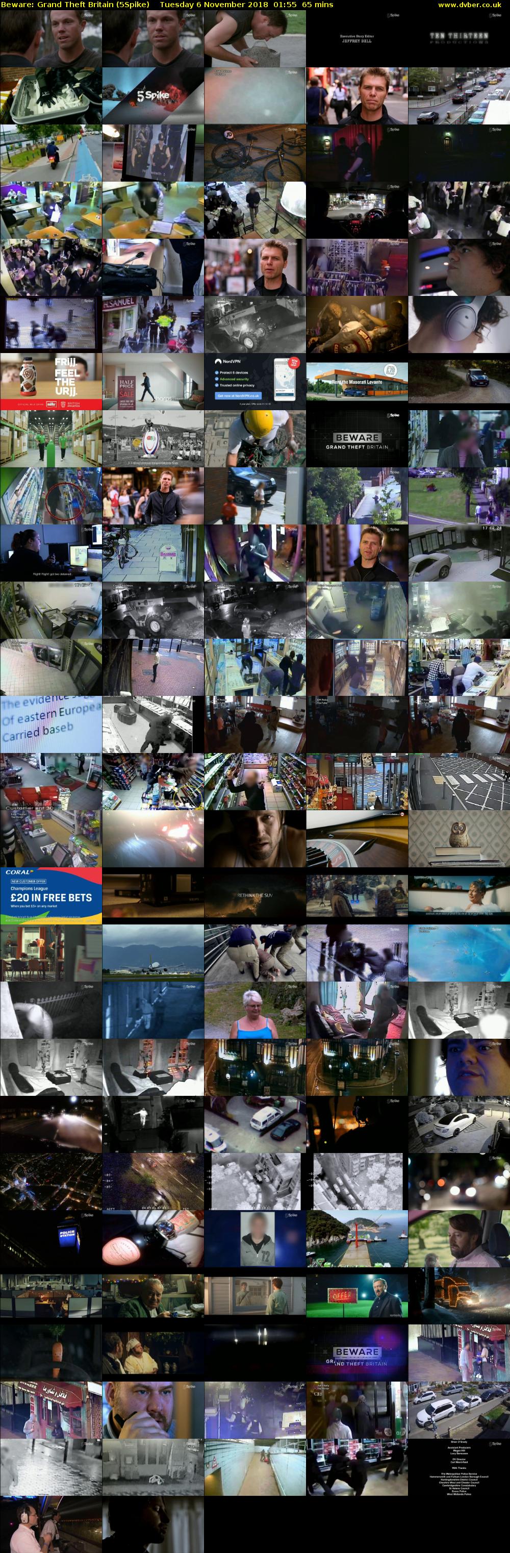 Beware: Grand Theft Britain (5Spike) Tuesday 6 November 2018 01:55 - 03:00