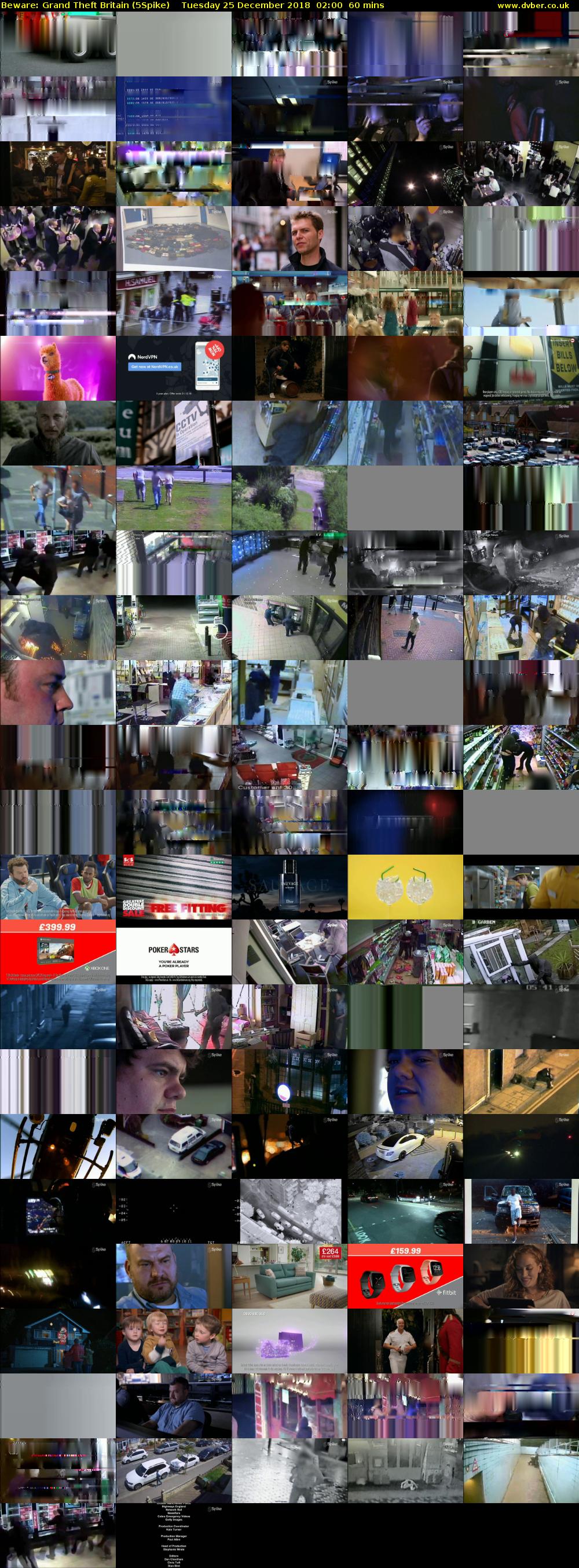 Beware: Grand Theft Britain (5Spike) Tuesday 25 December 2018 02:00 - 03:00