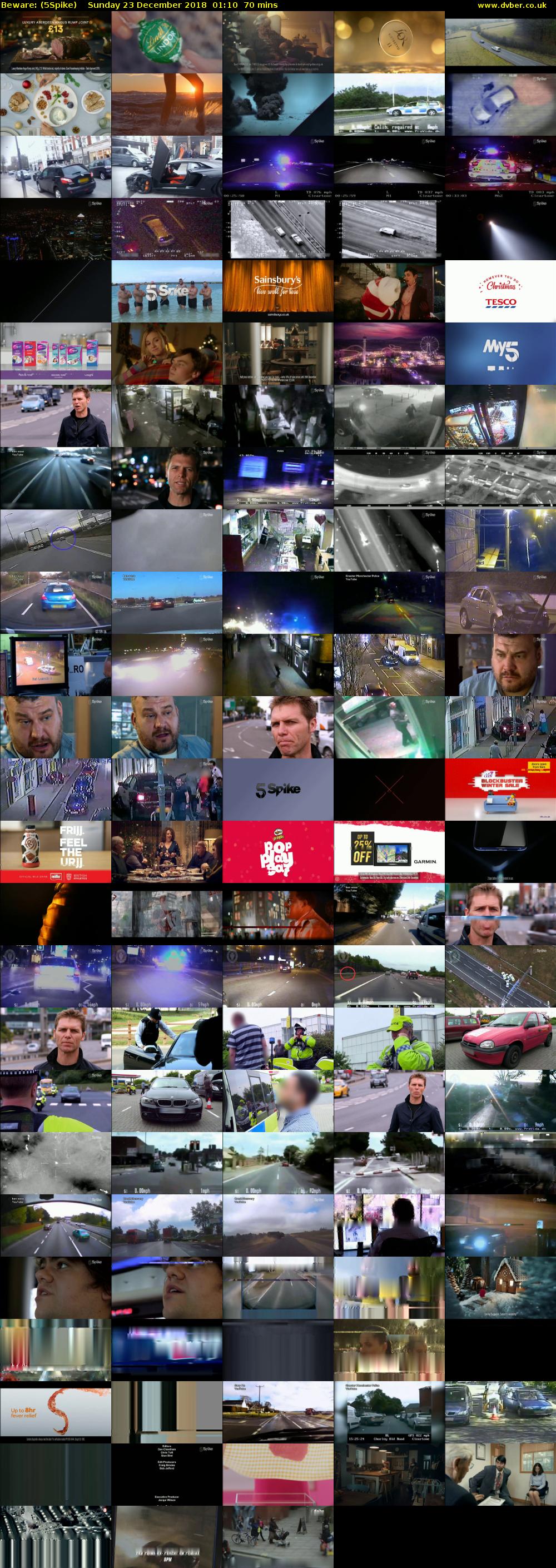 Beware: (5Spike) Sunday 23 December 2018 01:10 - 02:20