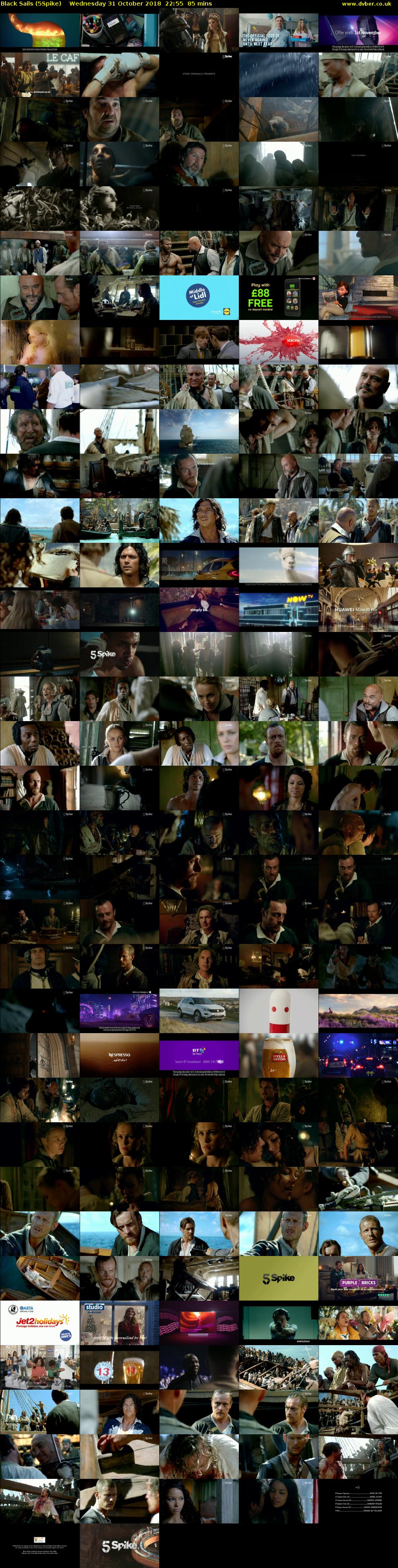 Black Sails (5Spike) Wednesday 31 October 2018 22:55 - 00:20