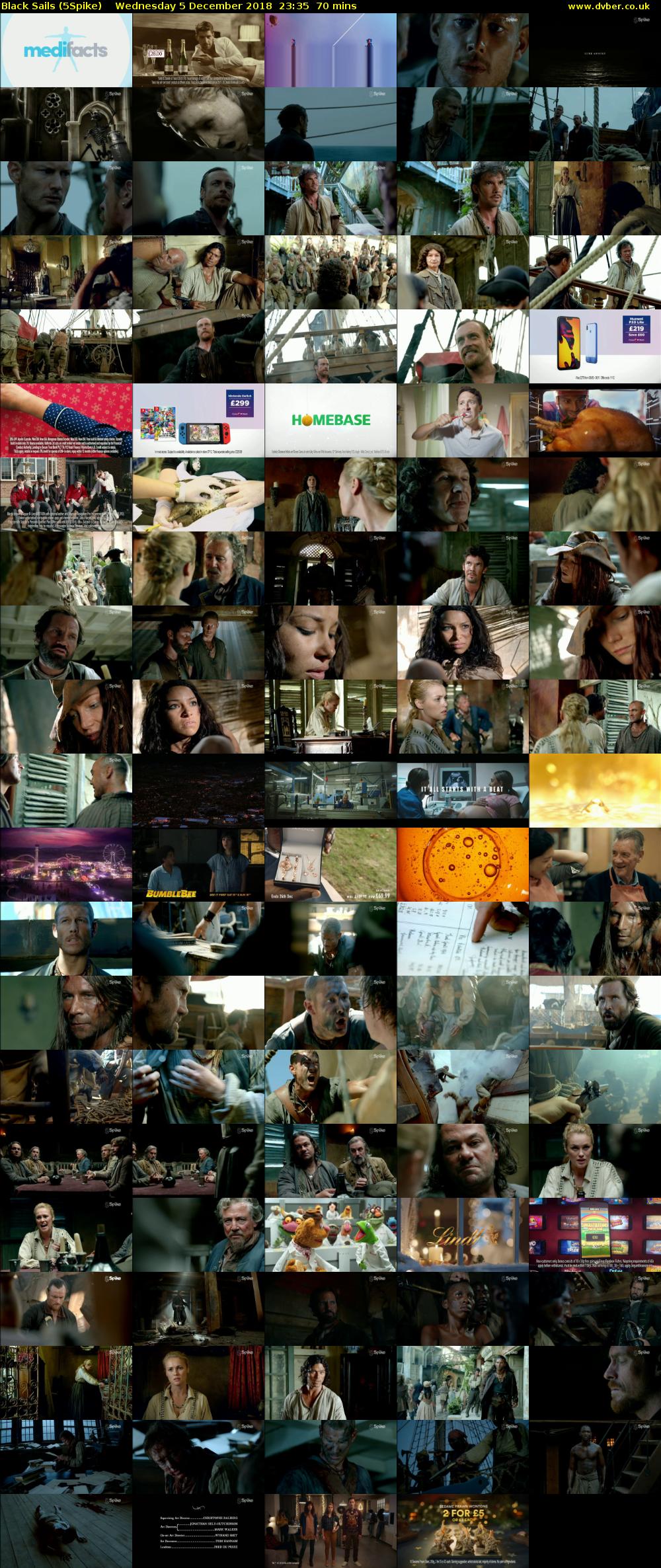 Black Sails (5Spike) Wednesday 5 December 2018 23:35 - 00:45