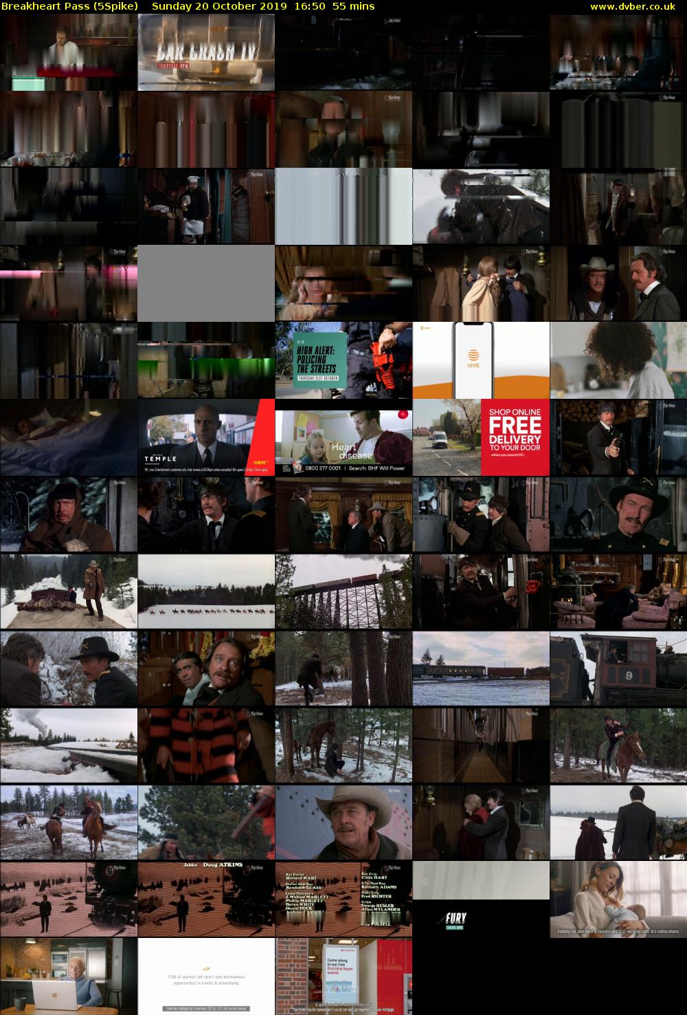 Breakheart Pass (5Spike) Sunday 20 October 2019 16:50 - 17:45