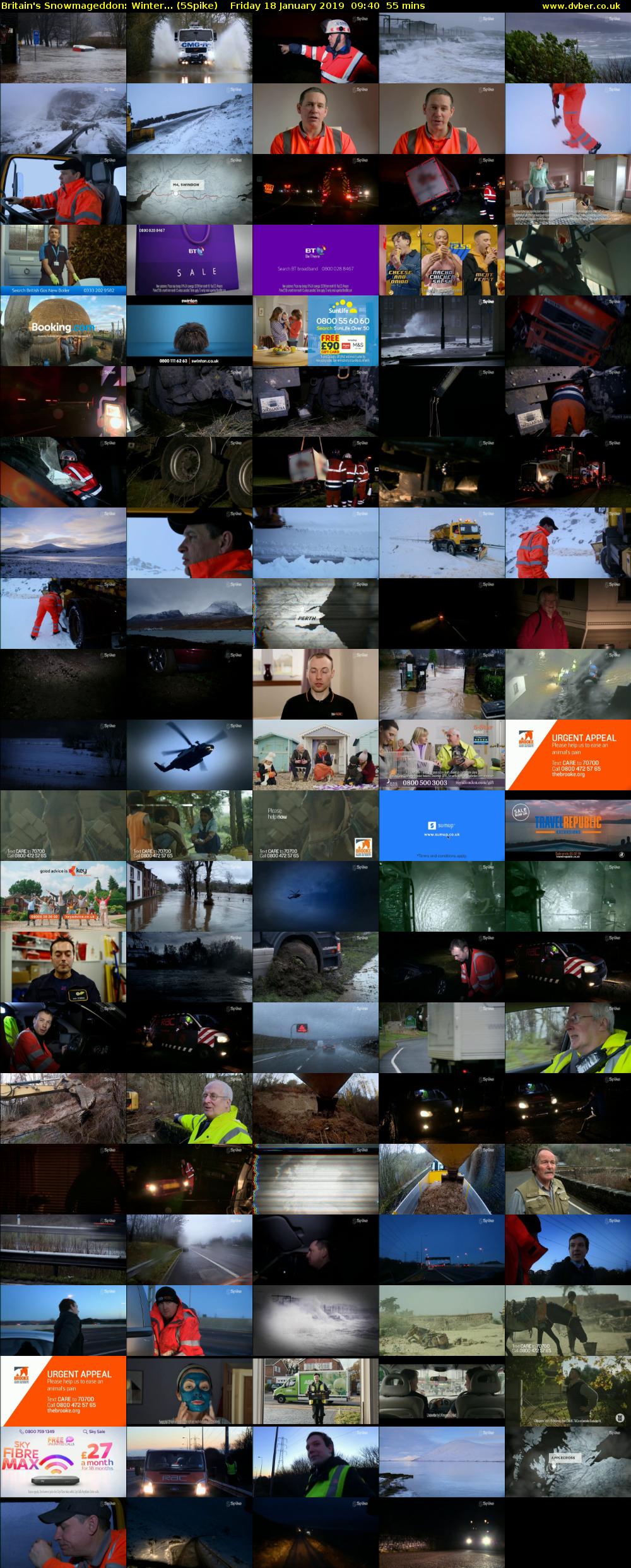 Britain's Snowmageddon: Winter... (5Spike) Friday 18 January 2019 09:40 - 10:35