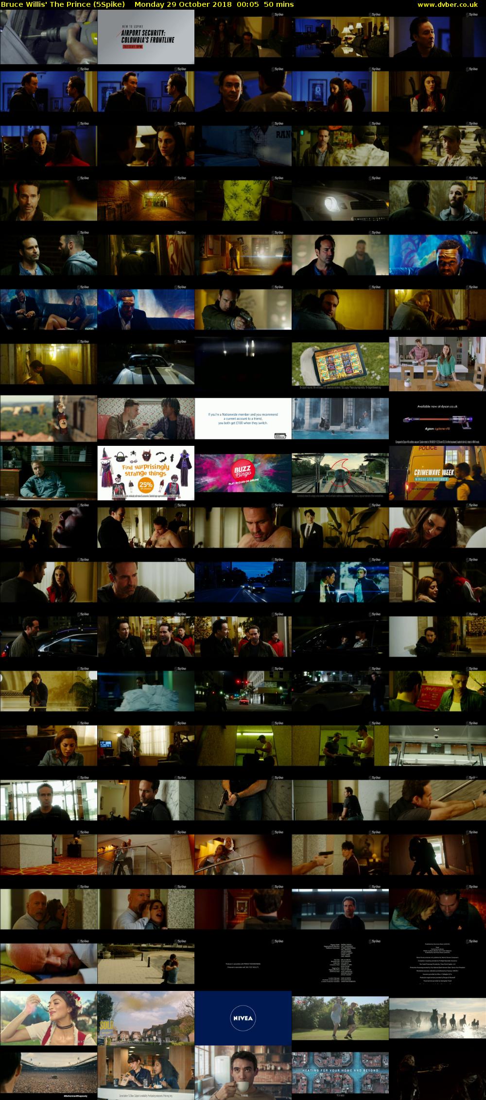 Bruce Willis' The Prince (5Spike) Monday 29 October 2018 00:05 - 00:55