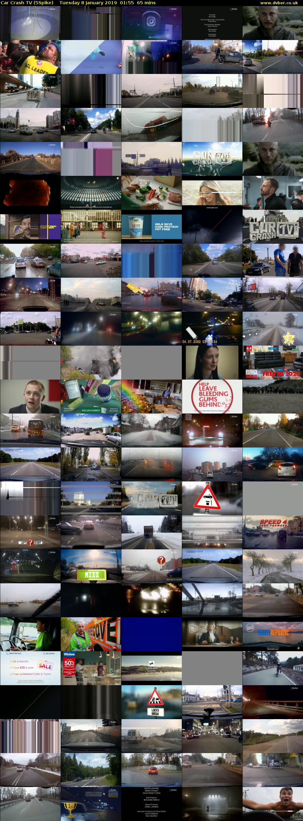 Car Crash TV (5Spike) Tuesday 8 January 2019 01:55 - 03:00