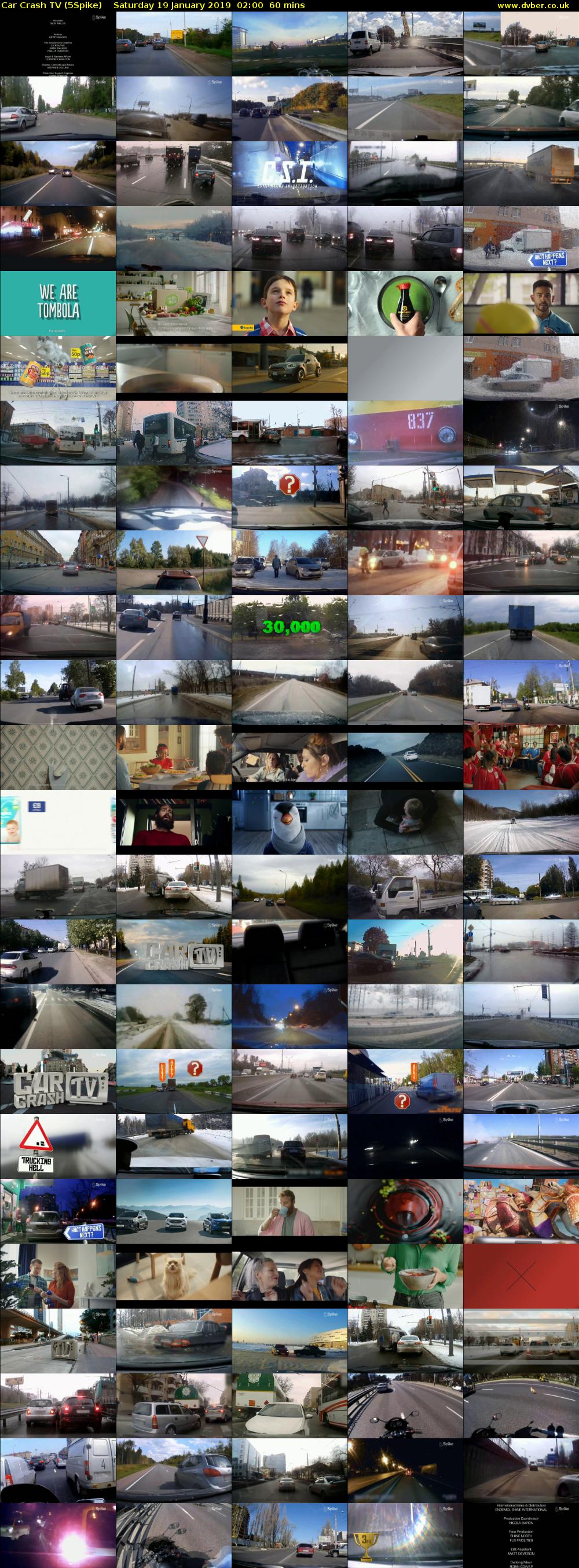 Car Crash TV (5Spike) Saturday 19 January 2019 02:00 - 03:00