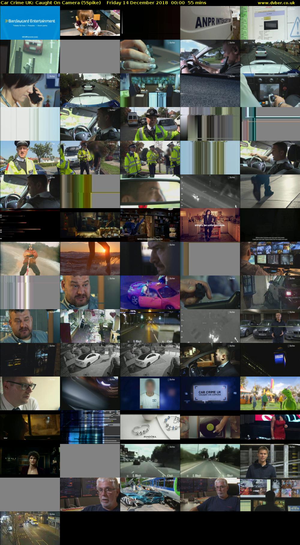 Car Crime UK: Caught On Camera (5Spike) Friday 14 December 2018 00:00 - 00:55
