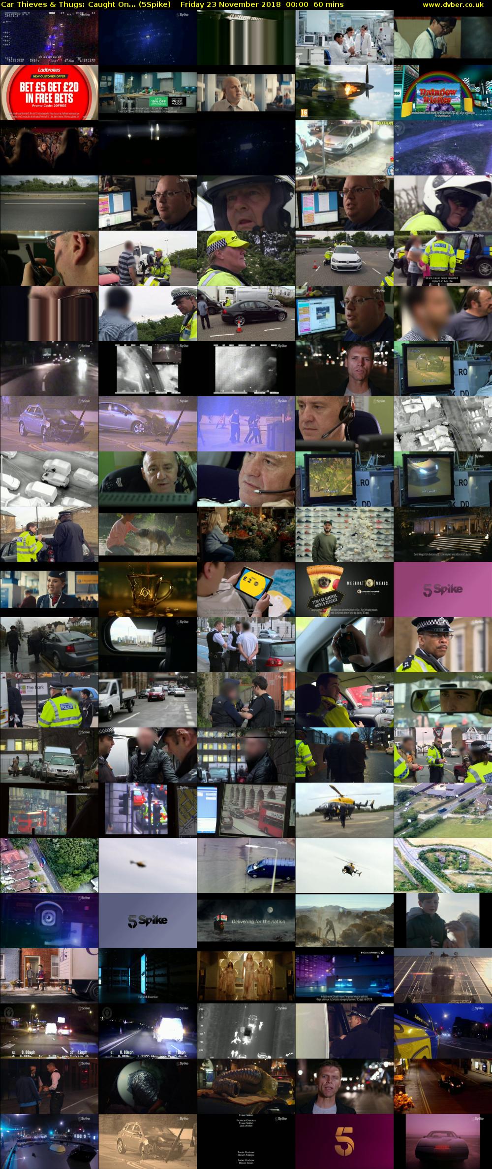 Car Thieves & Thugs: Caught On... (5Spike) Friday 23 November 2018 00:00 - 01:00