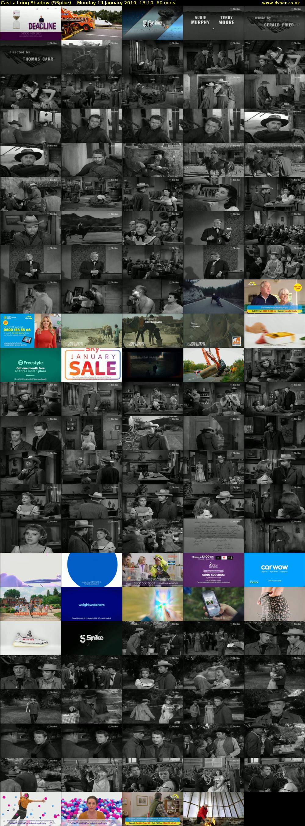 Cast a Long Shadow (5Spike) Monday 14 January 2019 13:10 - 14:10