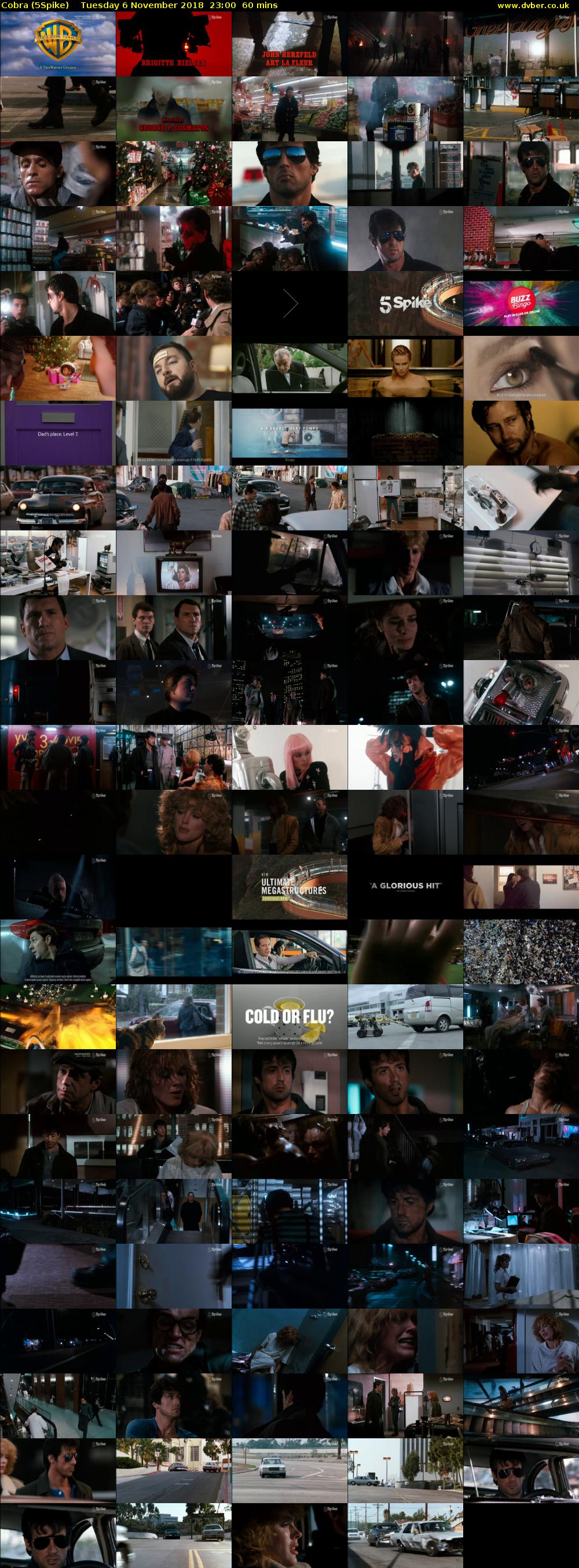 Cobra (5Spike) Tuesday 6 November 2018 23:00 - 00:00