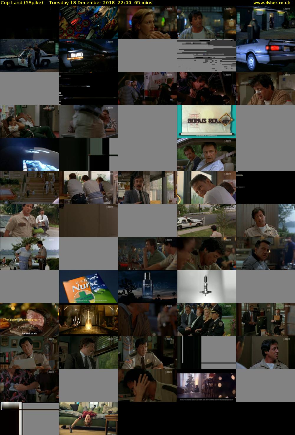 Cop Land (5Spike) Tuesday 18 December 2018 22:00 - 23:05