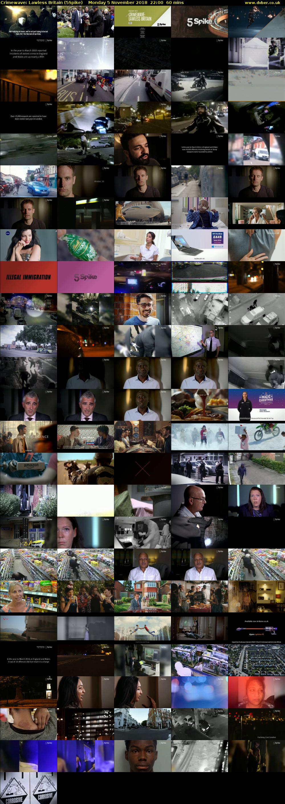 Crimewave: Lawless Britain (5Spike) Monday 5 November 2018 22:00 - 23:00