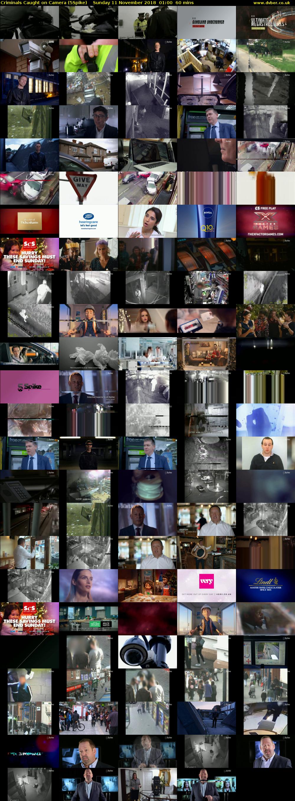 Criminals Caught on Camera (5Spike) Sunday 11 November 2018 01:00 - 02:00