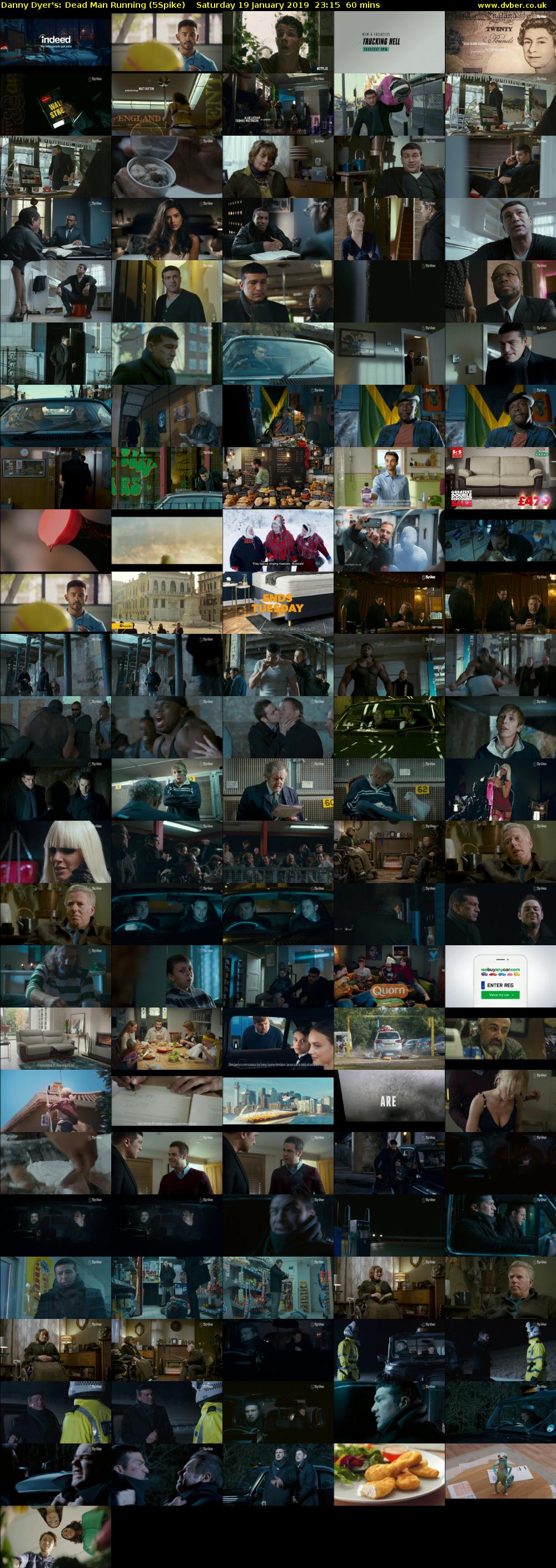 Danny Dyer's: Dead Man Running (5Spike) Saturday 19 January 2019 23:15 - 00:15