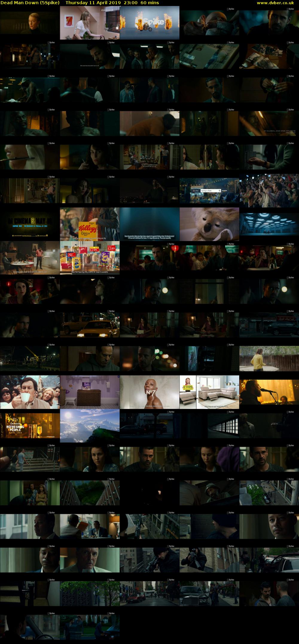 Dead Man Down (5Spike) Thursday 11 April 2019 23:00 - 00:00