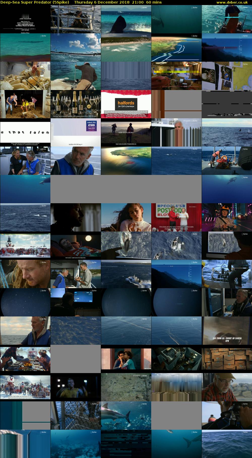 Deep-Sea Super Predator (5Spike) Thursday 6 December 2018 21:00 - 22:00