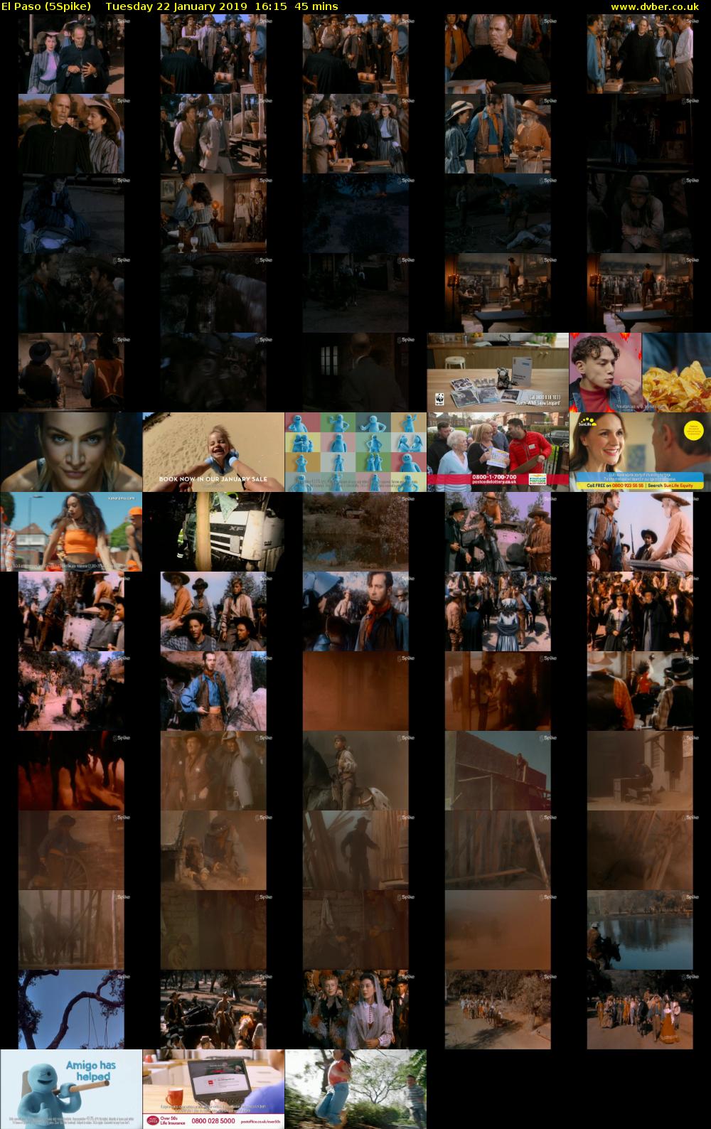 El Paso (5Spike) Tuesday 22 January 2019 16:15 - 17:00