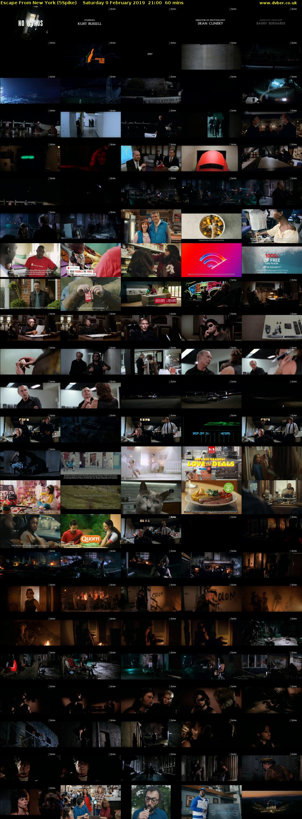 Escape From New York (5Spike) Saturday 9 February 2019 21:00 - 22:00