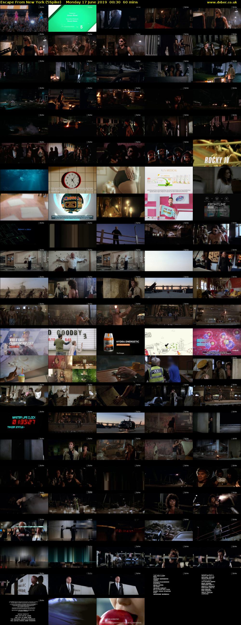 Escape From New York (5Spike) Monday 17 June 2019 00:30 - 01:30