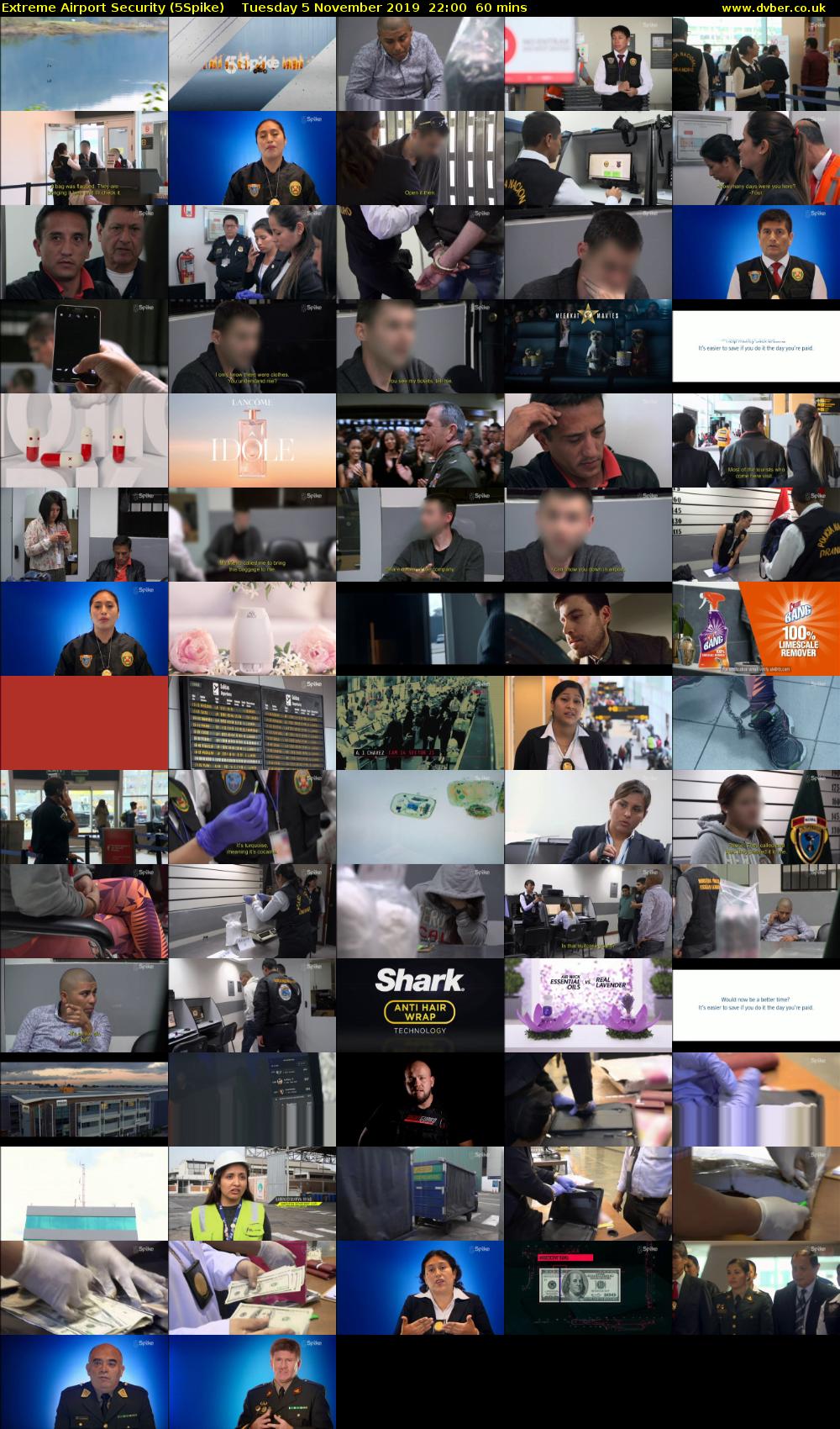 Extreme Airport Security (5Spike) Tuesday 5 November 2019 22:00 - 23:00