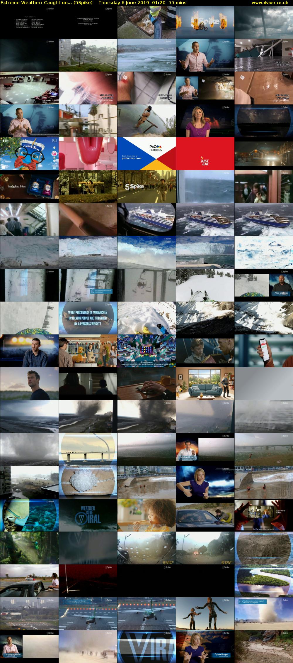 Extreme Weather: Caught on... (5Spike) Thursday 6 June 2019 01:20 - 02:15