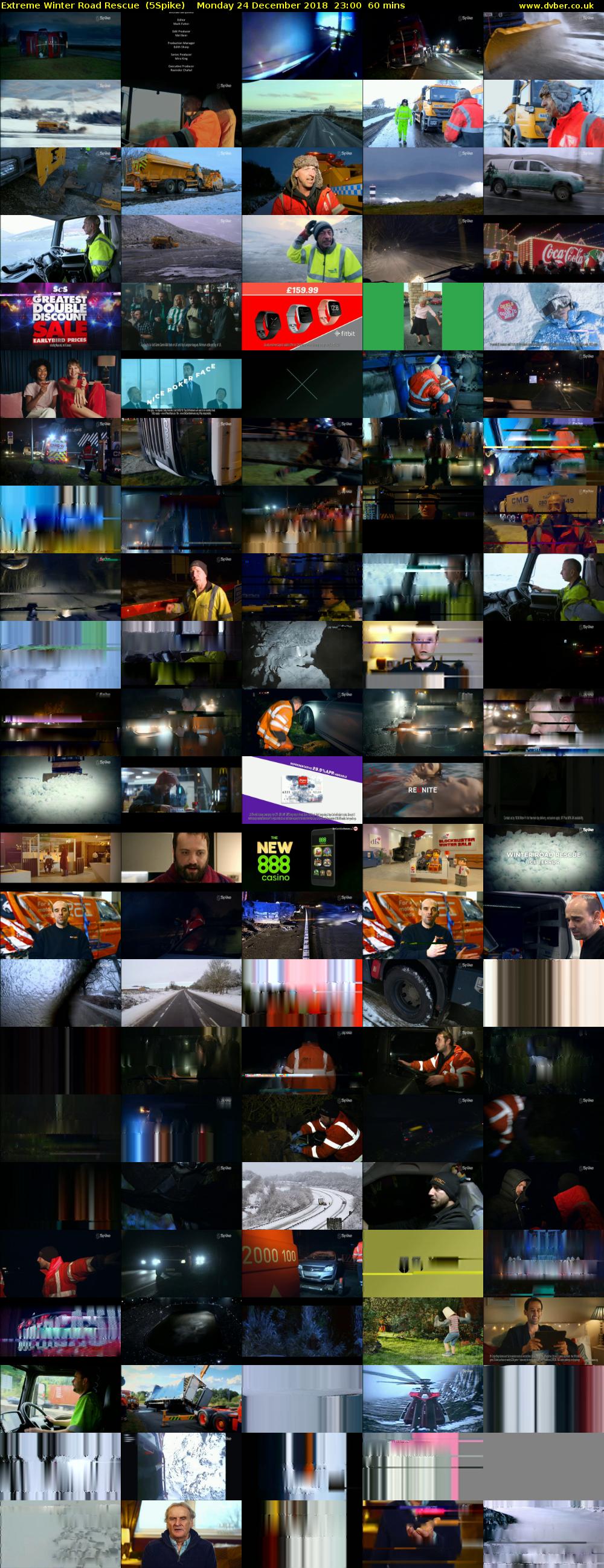 Extreme Winter Road Rescue  (5Spike) Monday 24 December 2018 23:00 - 00:00