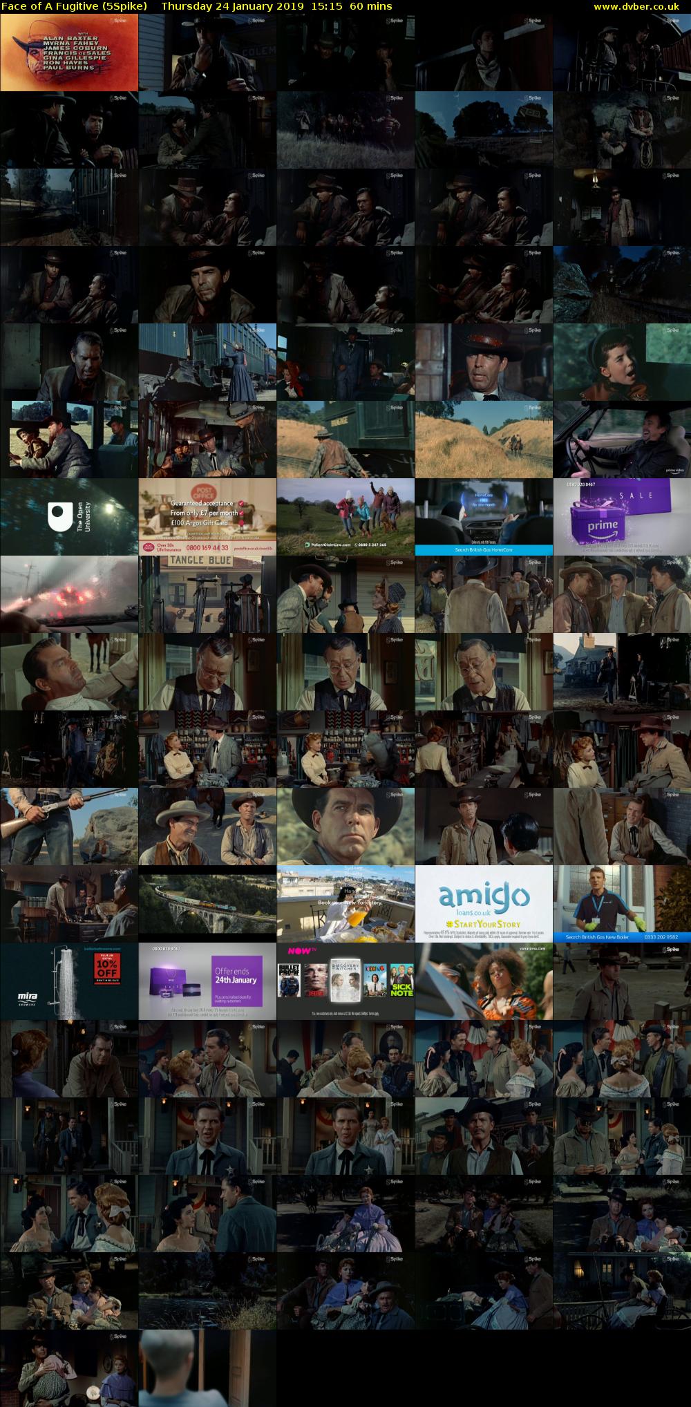 Face of A Fugitive (5Spike) Thursday 24 January 2019 15:15 - 16:15