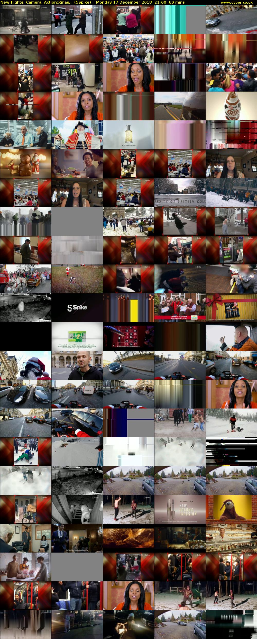 Fights, Camera, Action:Xmas.. (5Spike) Monday 17 December 2018 21:00 - 22:00