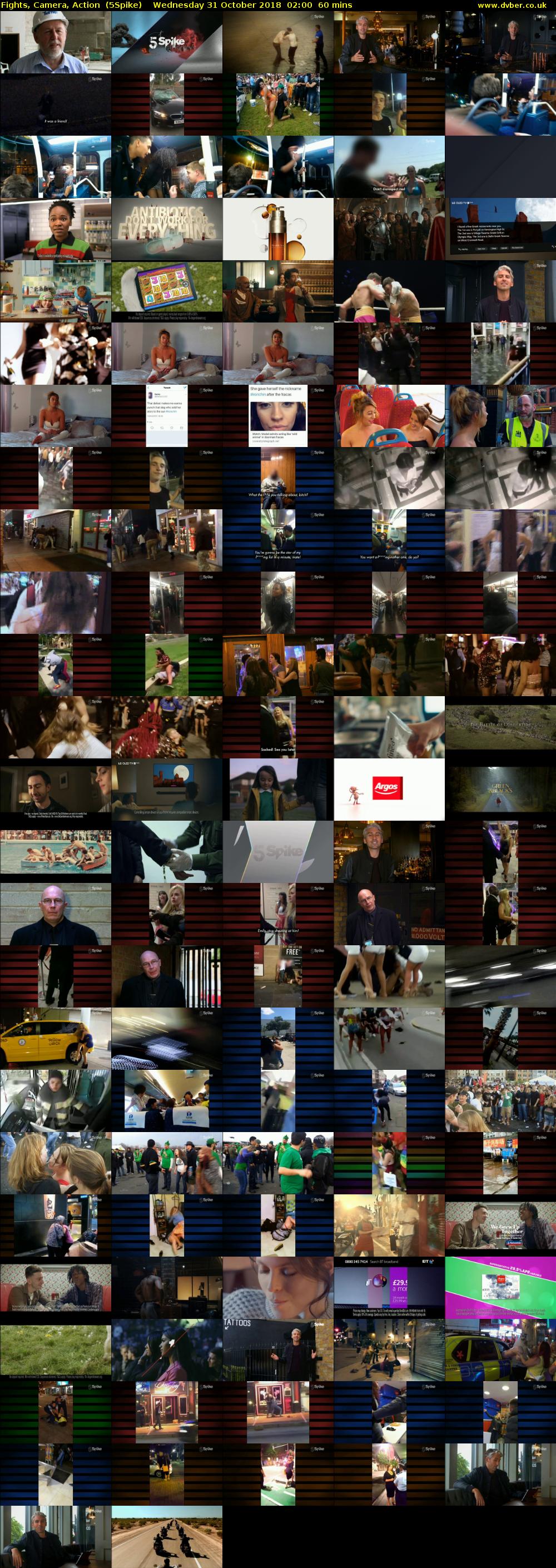 Fights, Camera, Action  (5Spike) Wednesday 31 October 2018 02:00 - 03:00