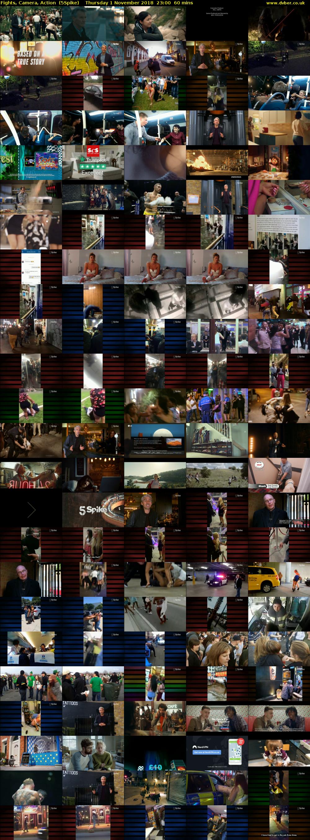 Fights, Camera, Action  (5Spike) Thursday 1 November 2018 23:00 - 00:00