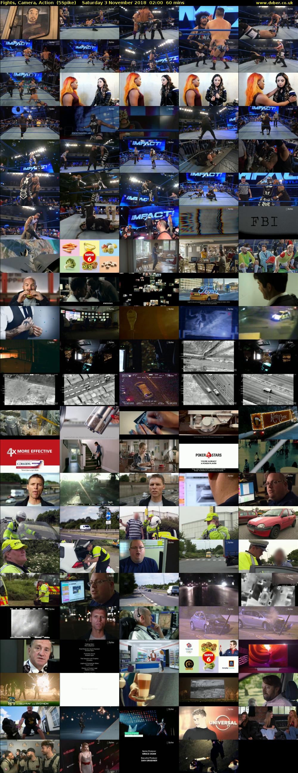 Fights, Camera, Action  (5Spike) Saturday 3 November 2018 02:00 - 03:00