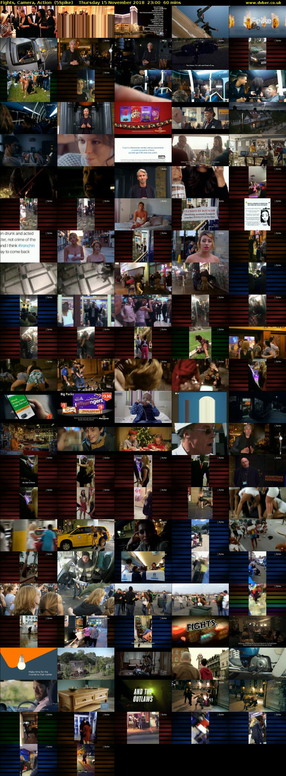 Fights, Camera, Action  (5Spike) Thursday 15 November 2018 23:00 - 00:00