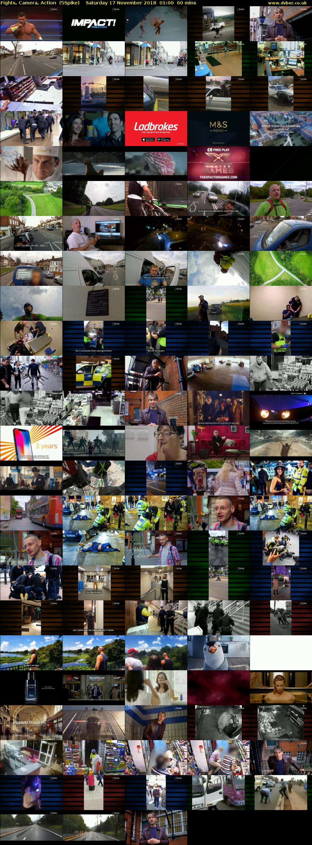 Fights, Camera, Action  (5Spike) Saturday 17 November 2018 01:00 - 02:00