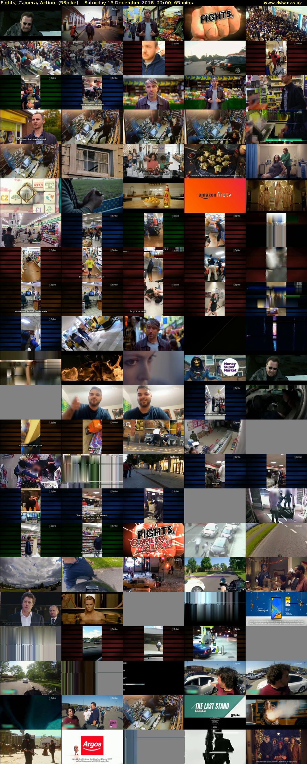 Fights, Camera, Action  (5Spike) Saturday 15 December 2018 22:00 - 23:05